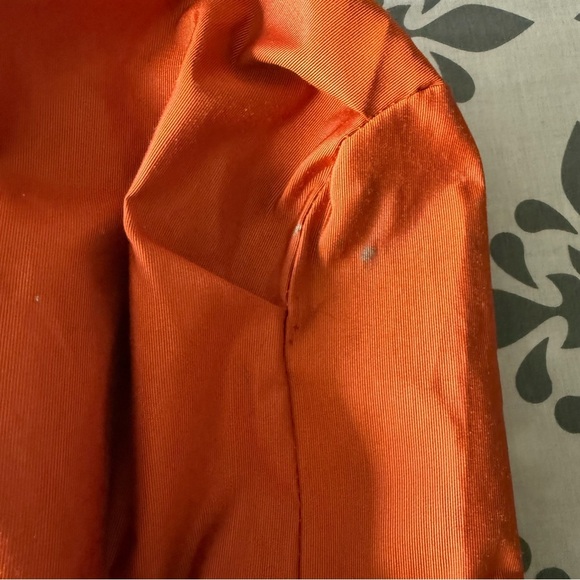 Donald J. Pliner Leather Embroidered Floral Patterned Hobo Bag in Brown Orange - Picture 16 of 16